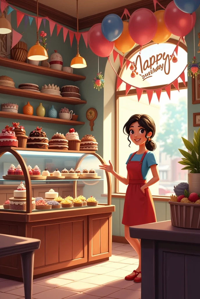 Happy Birthday Chocolate Shop 

