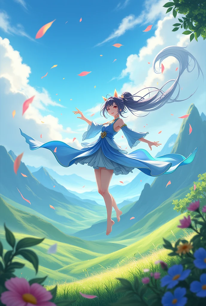 wind theme game genshin impact Background