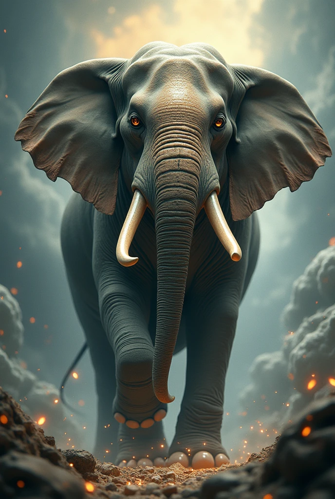 Erawan, the fierce yet compassionate elephant