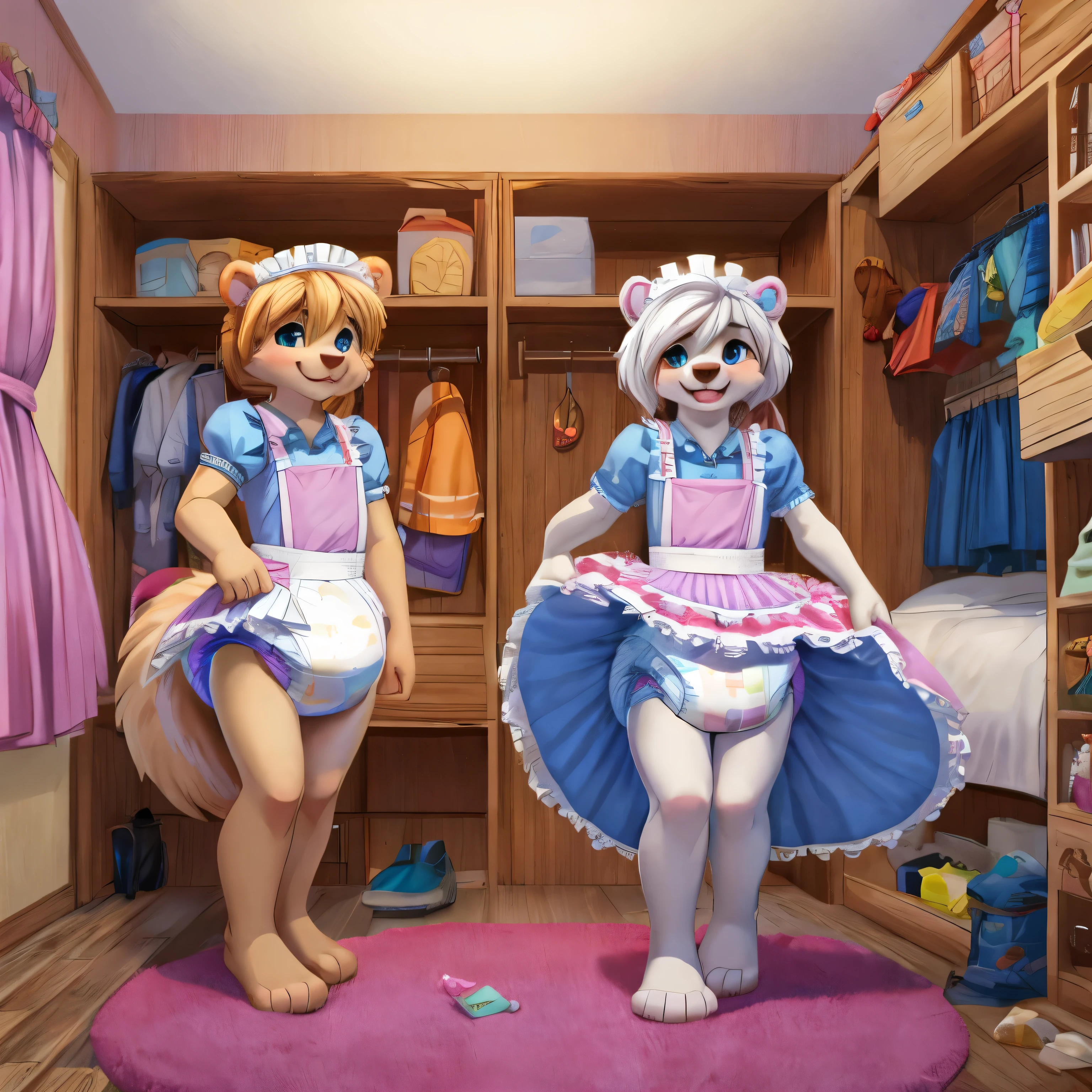 diaper skunk maid clean room