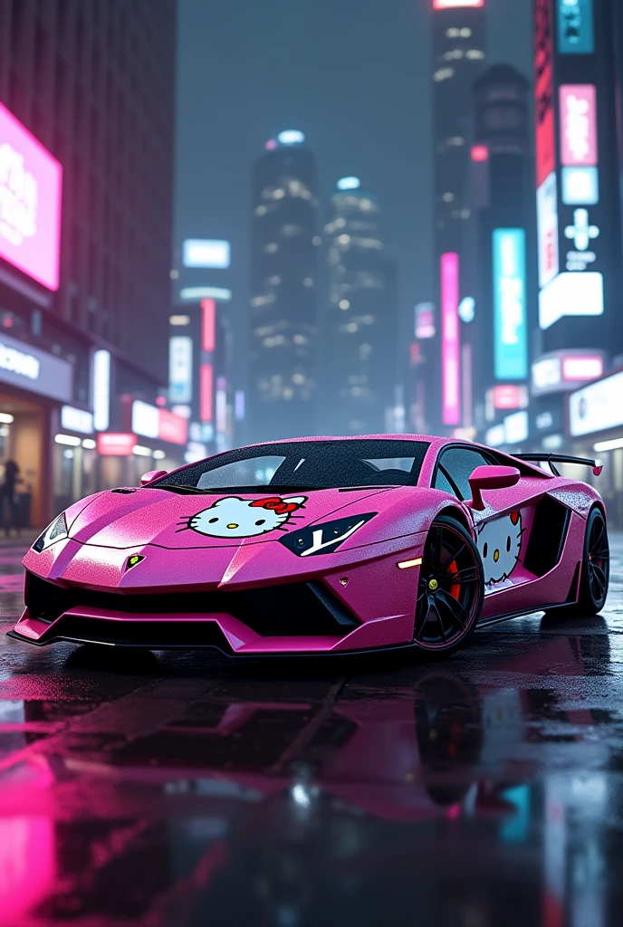 Can u make a hellokitty Lamborghini svj
