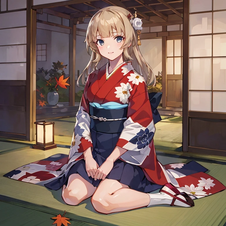 RangerKC,
(masterpiece:1.4),(best quality:1.4), (premium:1.4), (great illustration:1.4), (ultra-detailed:1.4),(art CG, 8K),full body,1girl,solo,KonishiCSA,
(kimono:1.4),japanese house:1.4,evening,(autumn leaves:1.1),