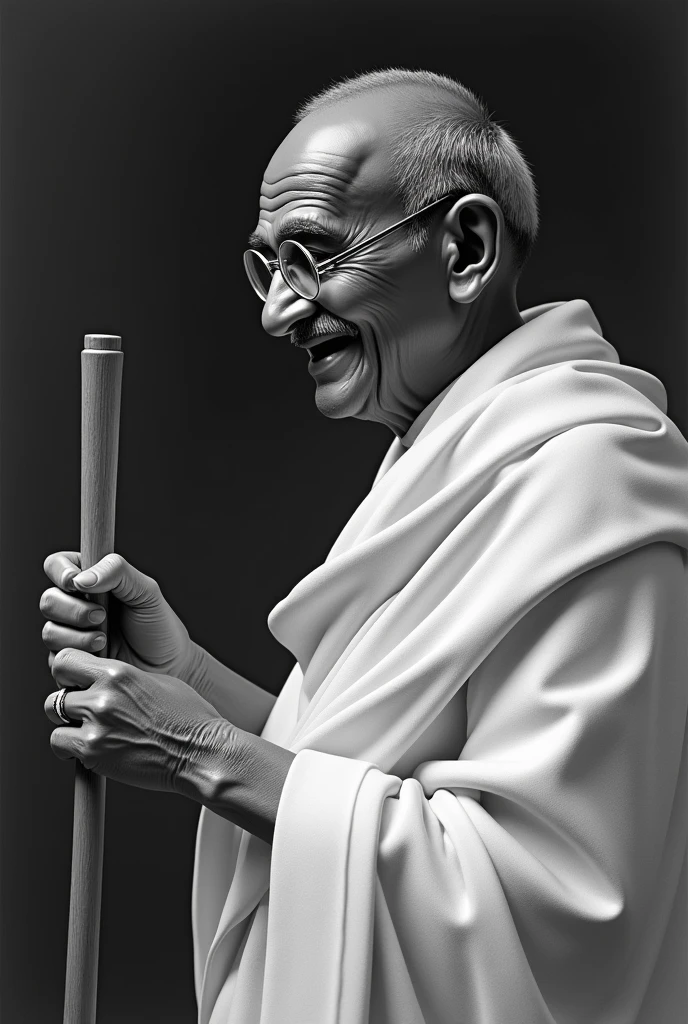 Mahatma Gandhi doing masterbate