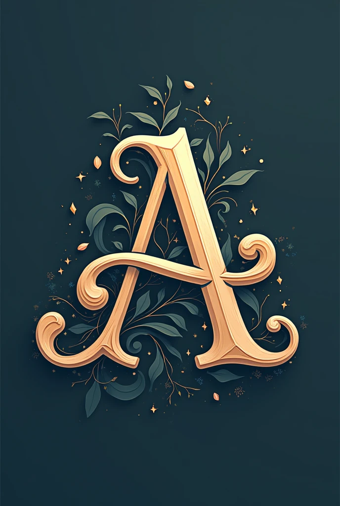 A letter design . A