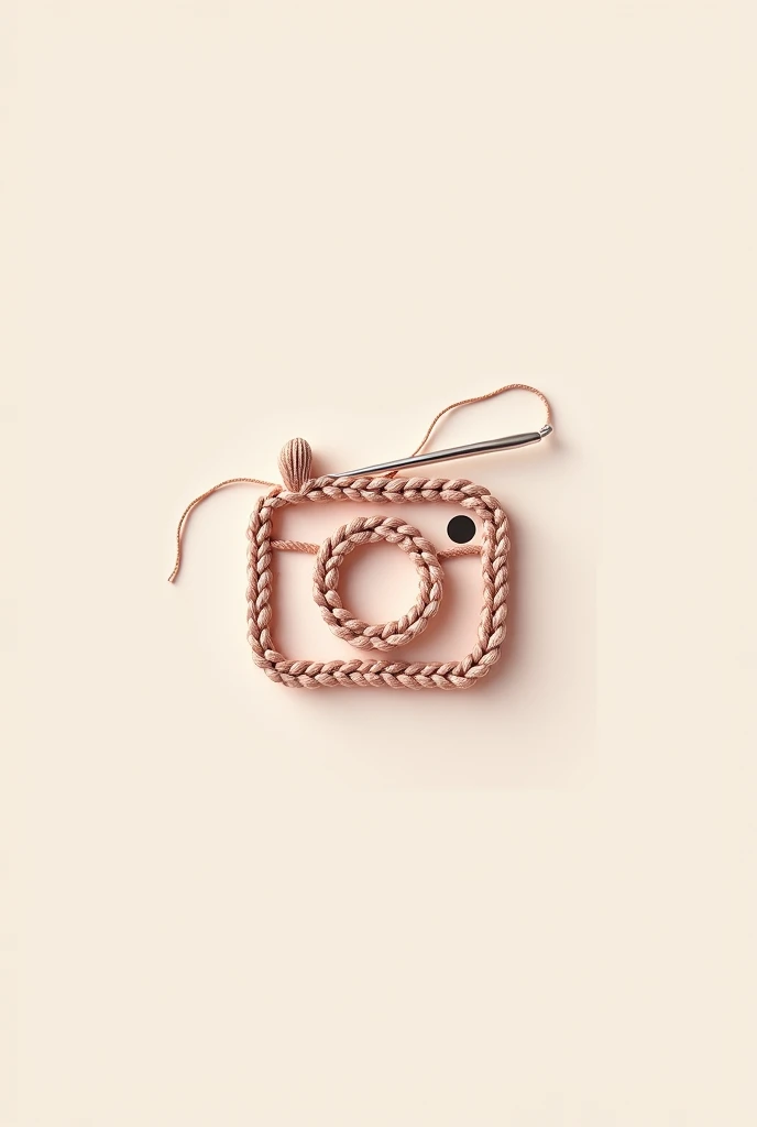 Logo for instagram crochet page aesthetic