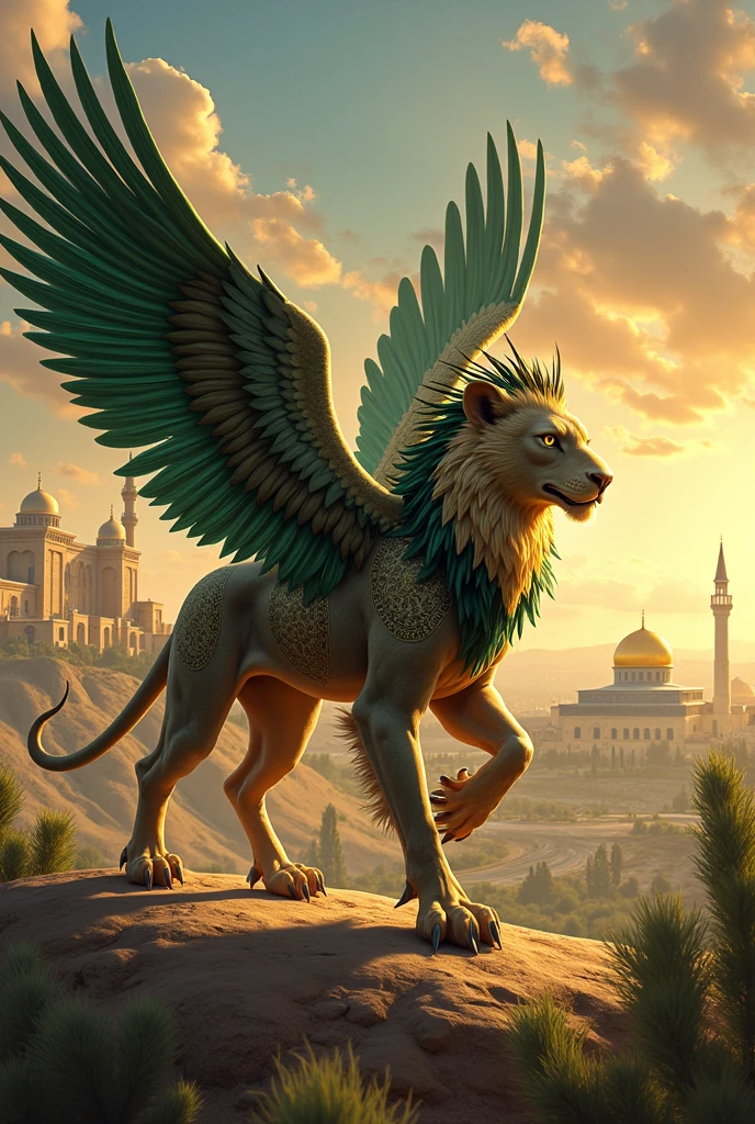 Palestine into mythical creature

