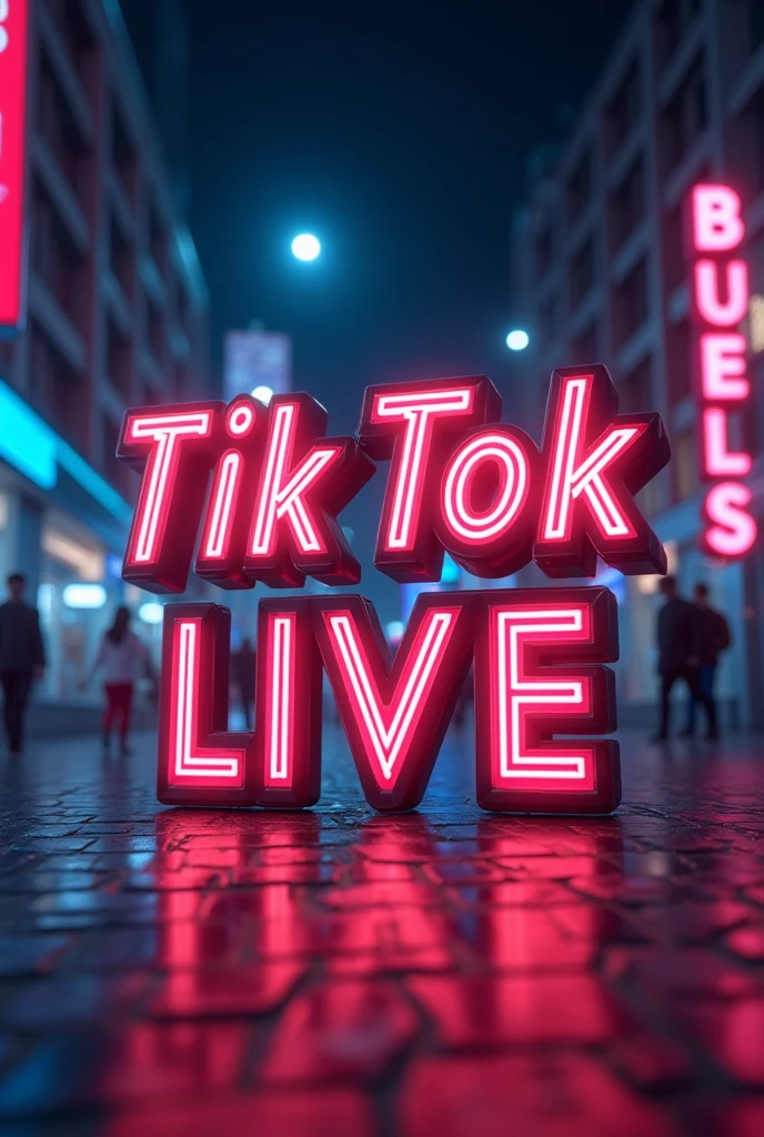 (Tiktok lives short) write in 3d Fonts