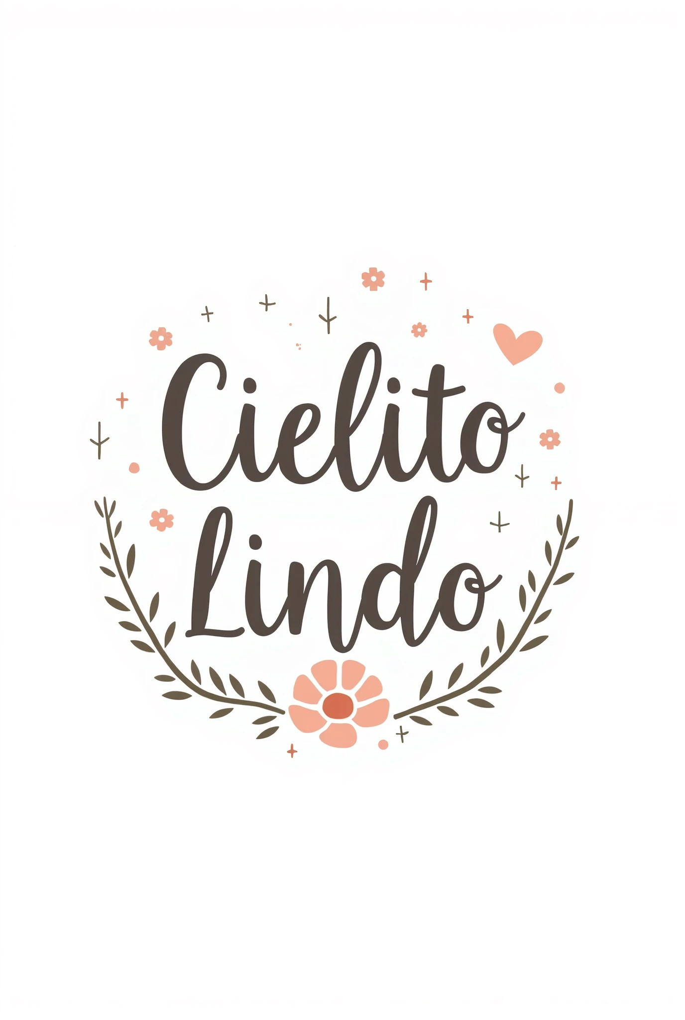 cielito lindo baby shower svg In white background
