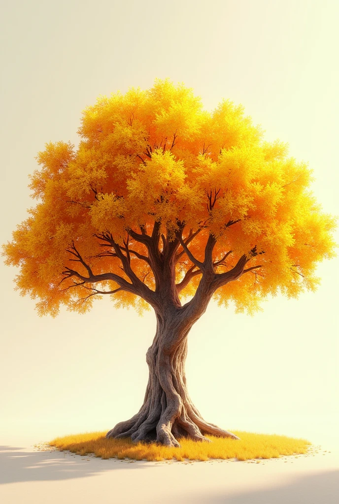 tree gold simple