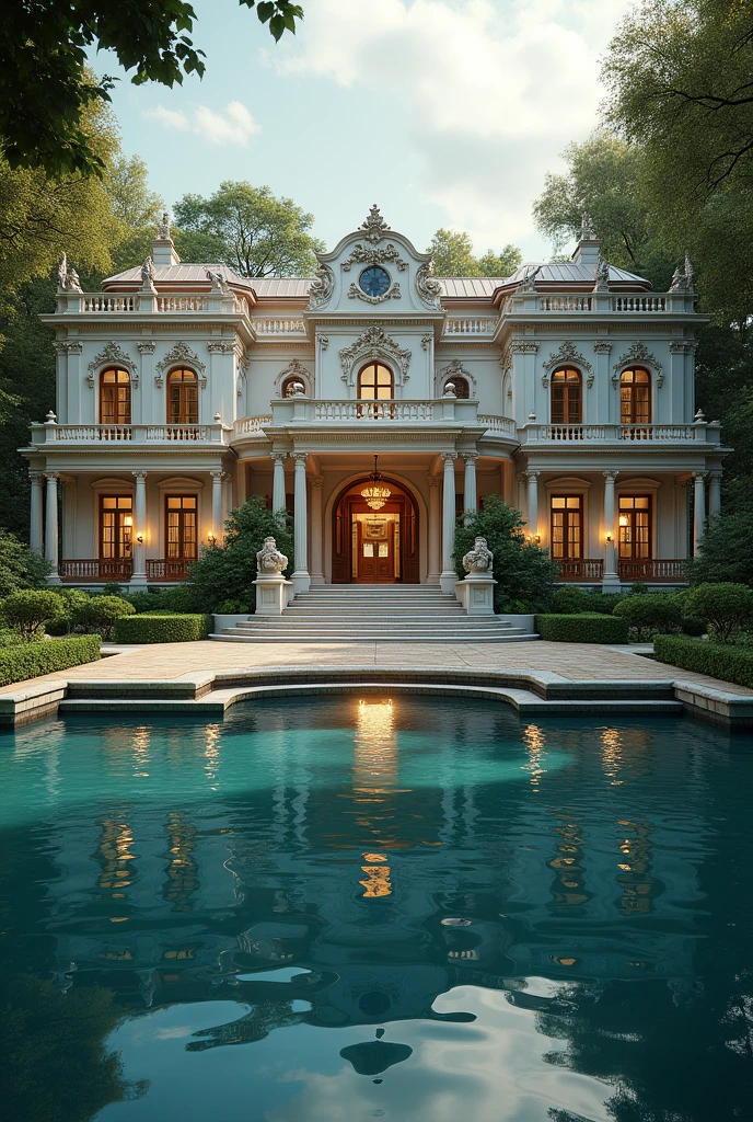 a very fancy house