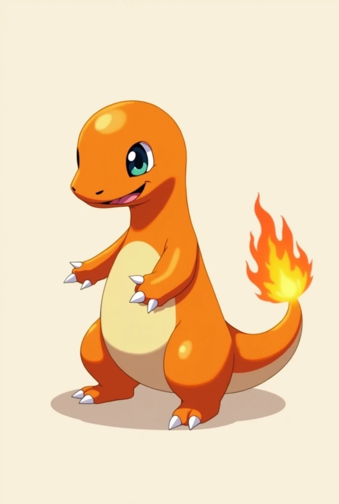 create a charmander with medium iconicity