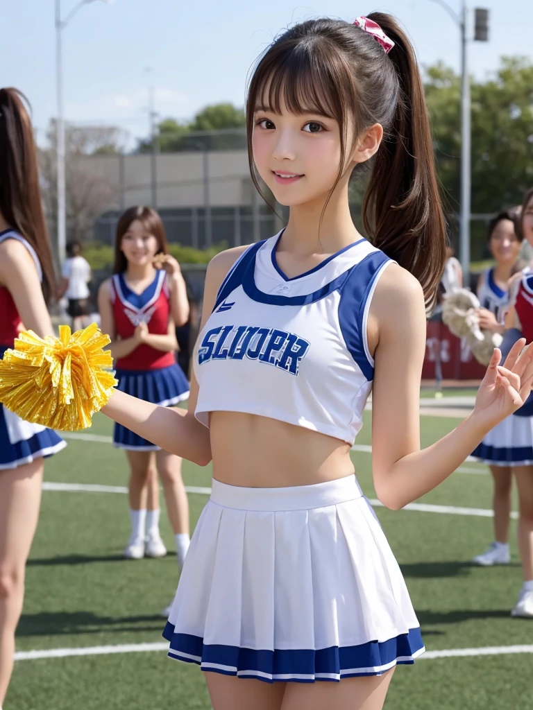 beautiful girl､Cheerleader､See through