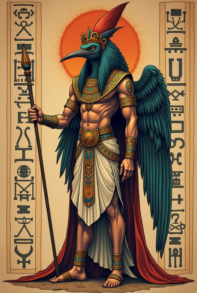 Thoth tattoo god of Egypt 