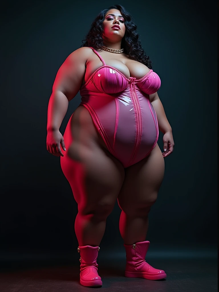 PROTRUDING WIDE ASS: BULGING BUTTOCKS: MUSCULAR THICK THIGHS: large butt, most wide hips, corset and choker with contrasting color, 200 inch wide trapezoidal hips, large butt, zero inch: chest abs, transparent: neon bodysuit, Nike: HUGE GLUTES: UHD: DSLR: RTX: DynastySeries: sweater couture, corset and cooker with matching color, zero degree flat stomach, large butt, thin waist chest shouldshoulders, dark skin, a cup chest, Vogue Arabia: BangBros: Nike: Versace: AssParade: Gucci: Definition: (highres, sharp focus, 8k uhd, ultra photo-realistic resolution), Film: (80 mm, shot on portra 120, shot on Fujifilm)