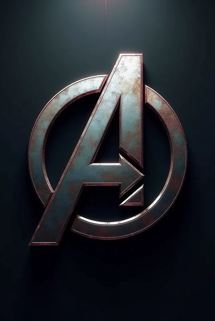 I created the Avengers logo but with an R in the middle