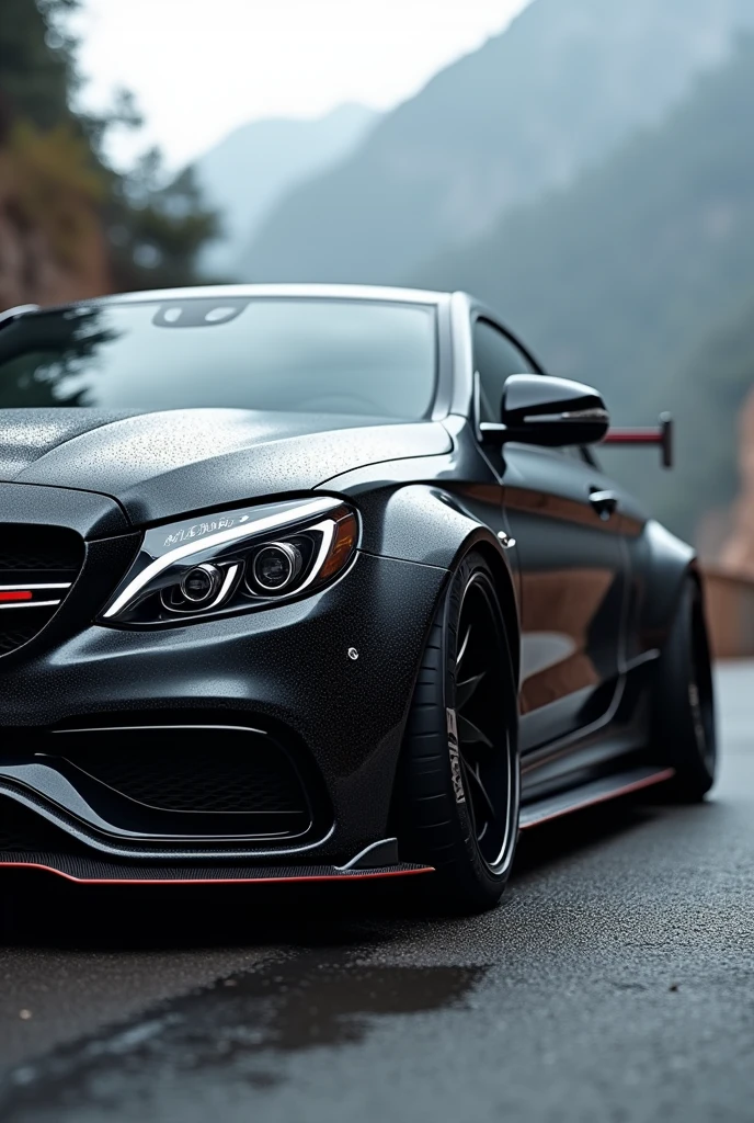 Mercedes c 63 with bodykit