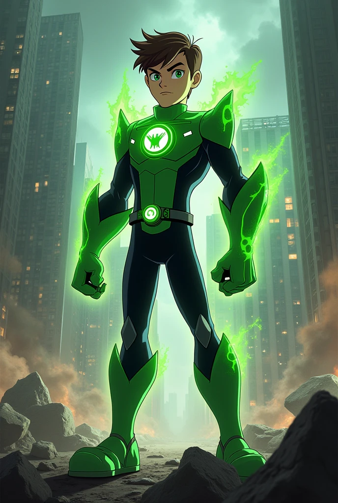Give a best op ben 10 a4 size 4k photo for poster