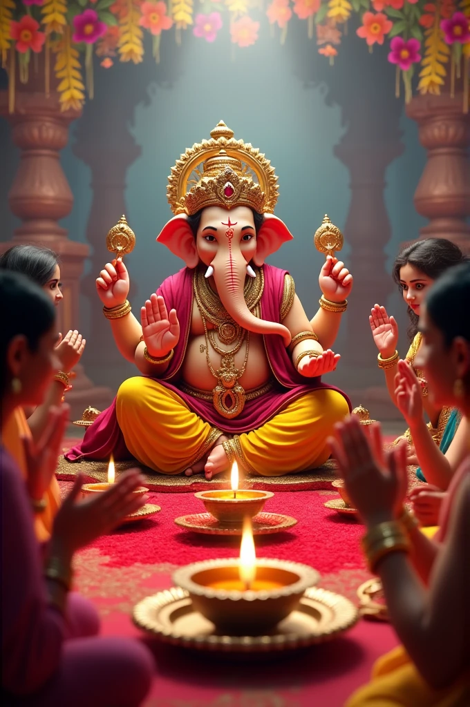 Kum Kum pooja in Ganesh chaturthi 
