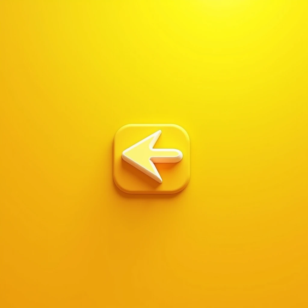 Create the ">" icon button for game yellow gradient