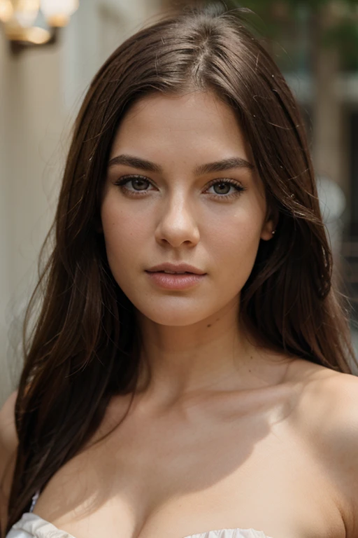realistic usa female model face