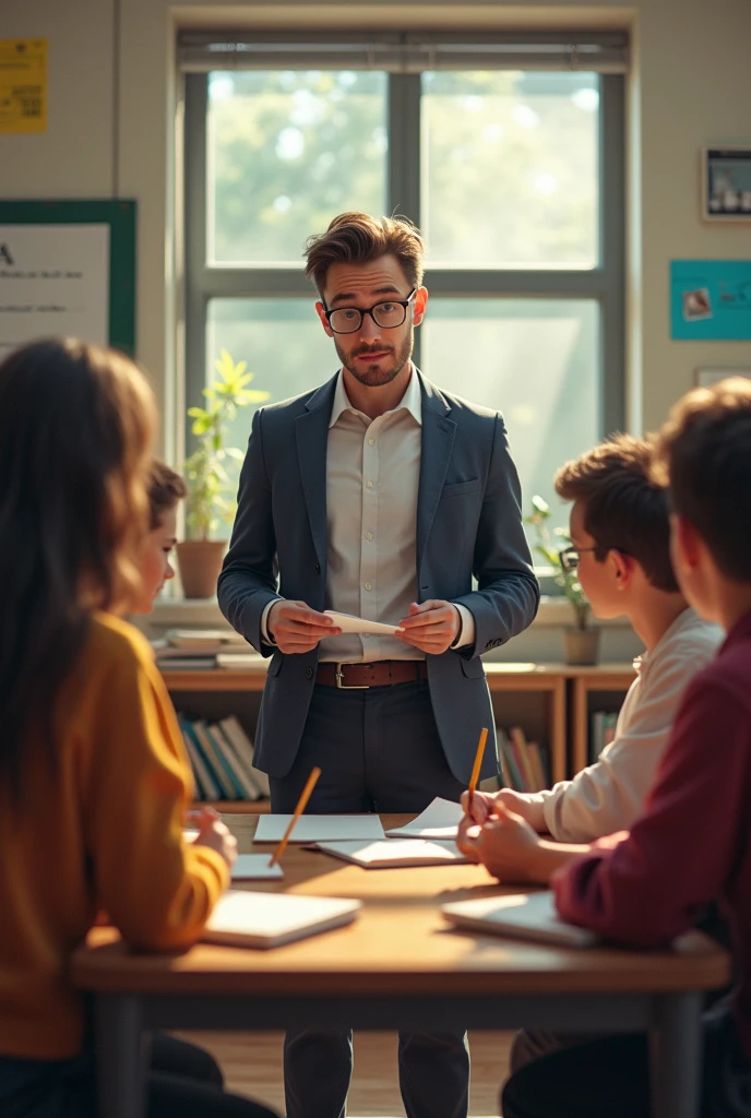 The image of a teacher training students in observation and the ability to draw conclusions