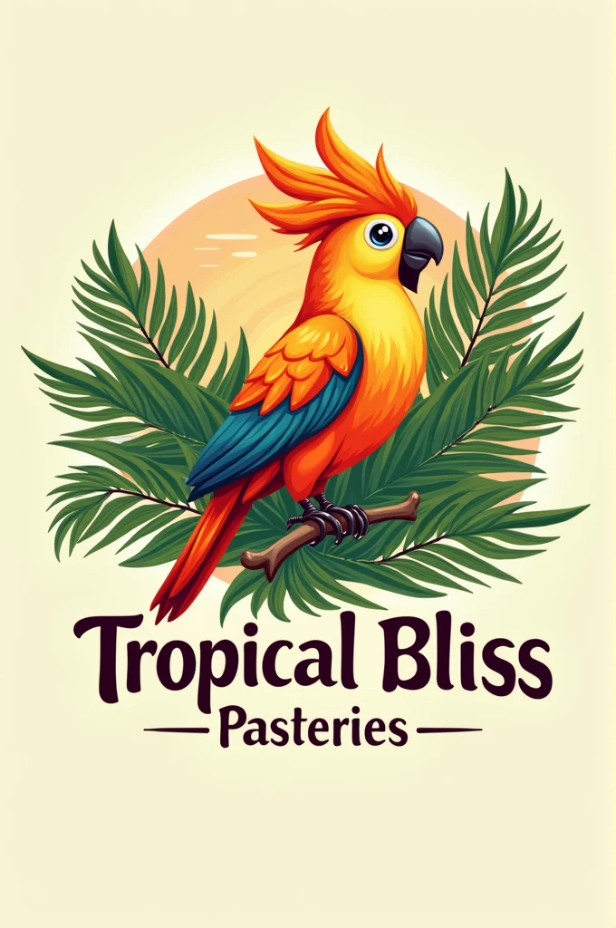 A logo of my pastery call "Tropical bliss pasteries
