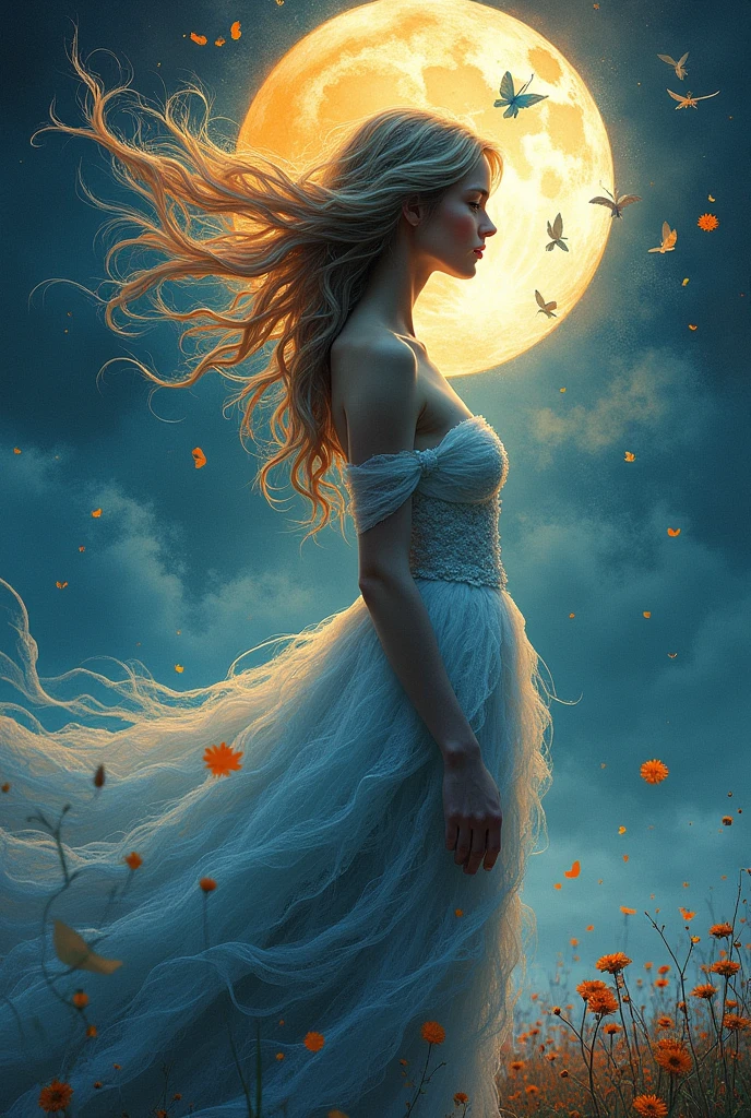 abstract beauty,centered,looking at the camera,approaching perfection,dynamic,moonlight,highly detailed,digital painting,artstation,concept art,smooth,sharp focus,illustration,art by Carne Griffiths and Wadim Kashin . energetic brushwork, bold colors, abstract forms, expressive, emotional, official art,unity 8k wallpaper,ultra detailed,beautiful and aesthetic,masterpiece,best quality,(zentangle, mandala, tangle, entangle),(fractal art:1.3),1girl,extremely detailed,dynamic angle,cowboyshot,the most beautiful form of chaos,elegant,a brutalist designed,vivid colours,romanticism,by james jean,roby dwi antono,ross tran,francis bacon,michal mraz,adrian ghenie,petra cortright,gerhard richter,takato yamamoto,ashley wood,atmospheric,ecstasy of musical notes,streaming musical notes visible,