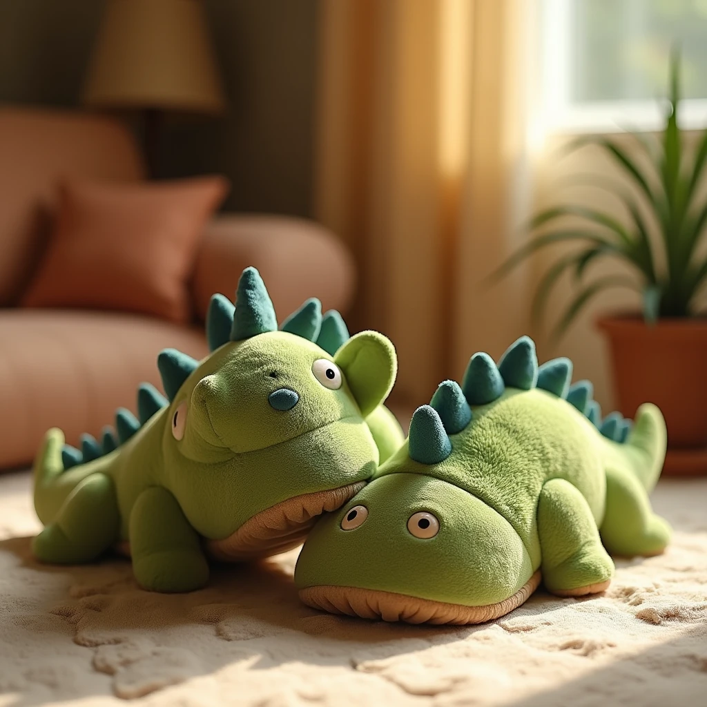 Dinosaur slippers