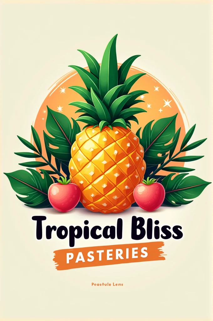 A logo of my pastery called "Tropical bliss pasteries