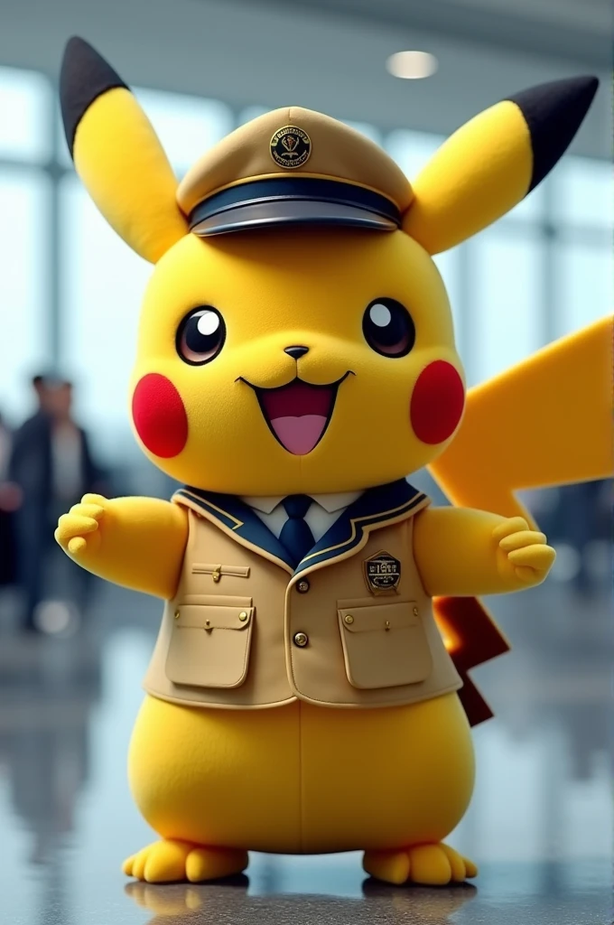 Flying pikachu ana airline plush