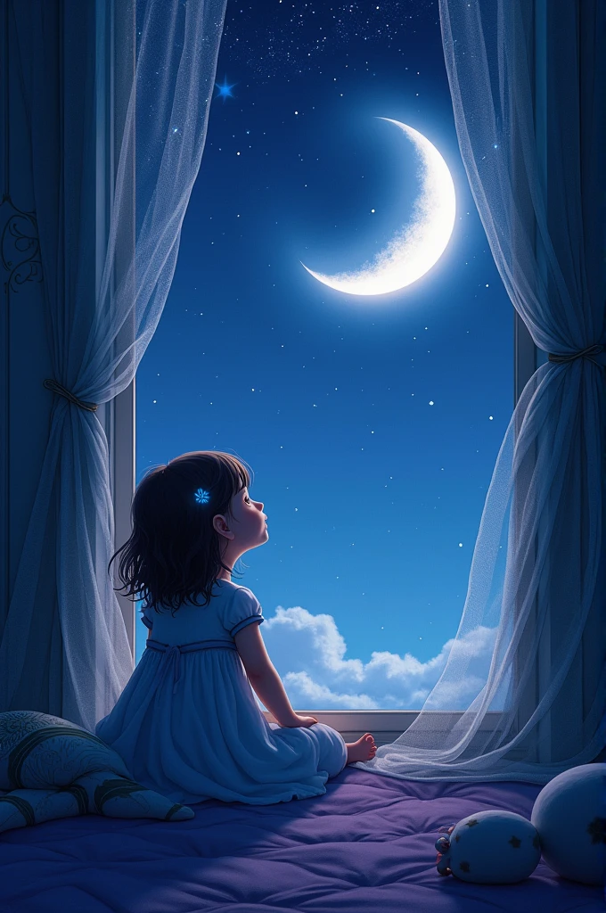 Here's a creative writing piece:
"Moonlit Dreams"
The night sky was painted with hues of sapphire and amethyst, a canvas of twinkling stars. The moon, a glowing crescent, cast its silvery light upon the world. In this mystical hour, dreams unfolded like petals of a flower.
In a small village, a young girl named Luna sat by her window, her eyes drinking in the beauty of the night. She felt the moon's gentle pull, as if it whispered secrets in her ear. With a sigh, she closed her eyes and let her imagination soar.
In the realm of dreams, Luna found herself dancing under the starry sky, her feet bare and her heart full of joy. The moon's soft beams wove a tapestry of wonder, a world where anything was possible.
As the night wore on, Luna's dreams deepened, filled with visions of magic and mystery. And when she finally drifted off to sleep, the moon's gentle light lingered, a reminder of the dreams that awaited her return.
How was that? Would you like me to write something specific or is there another topic you'd like to explore?