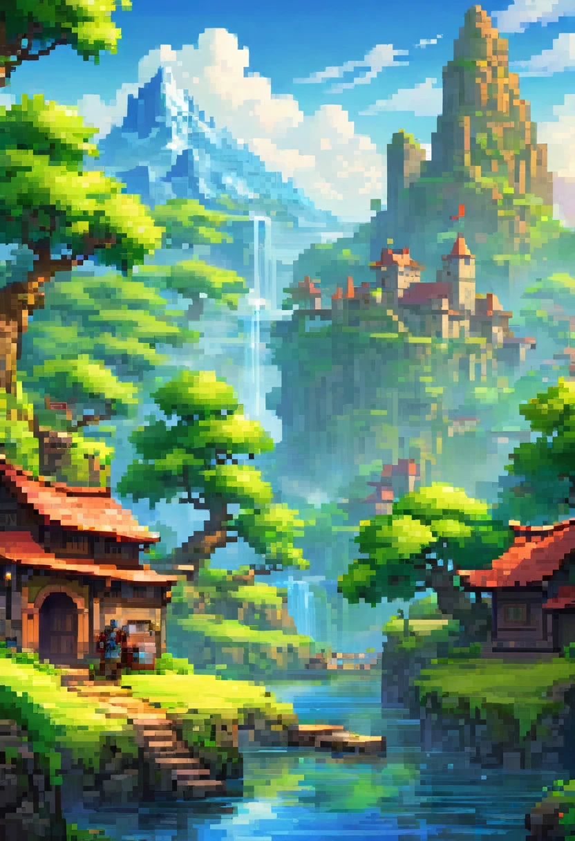 score up_9,score up_8,score up_7,source_pixel,masterpiece,best quality,super fine illustration,8k,Fantasy,Adventurers,naturals,beautiful background,
