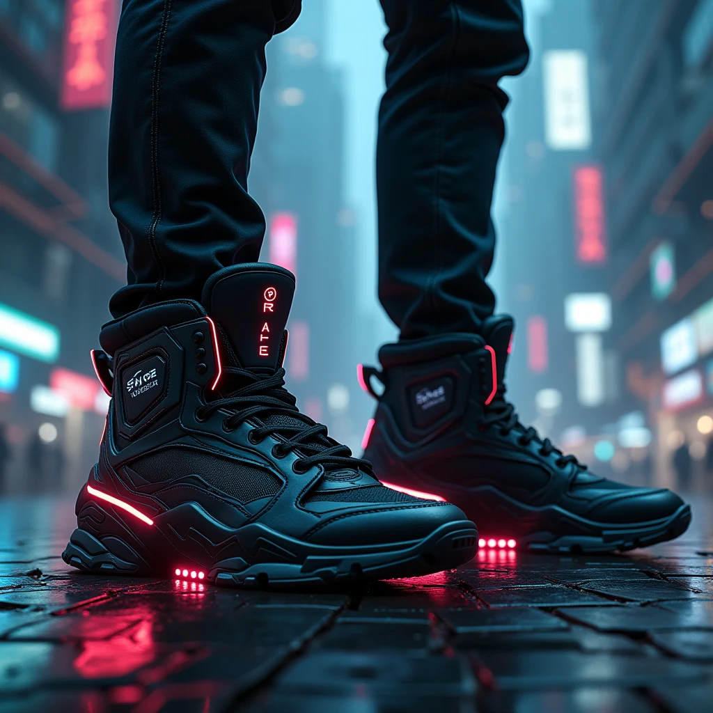 Wifi shoes with router antennas