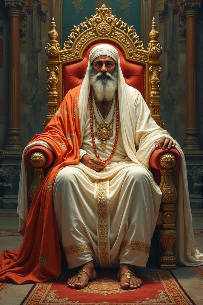 Kabir on the throne