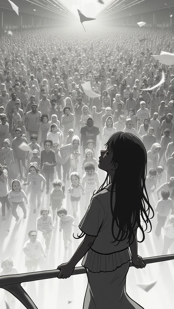 Thousands of people
