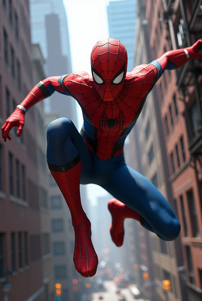 Spiderman in action