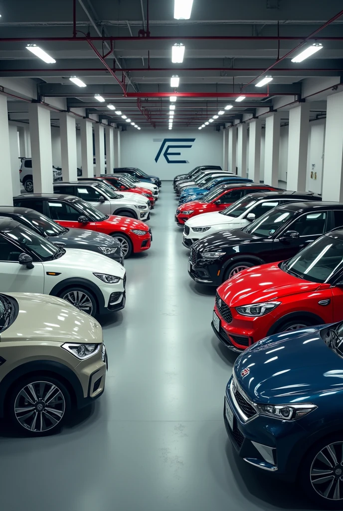 suzuki,honda,everus,evbo,rolls royal,audi,zaz make a grage these car were park all cars are in lines