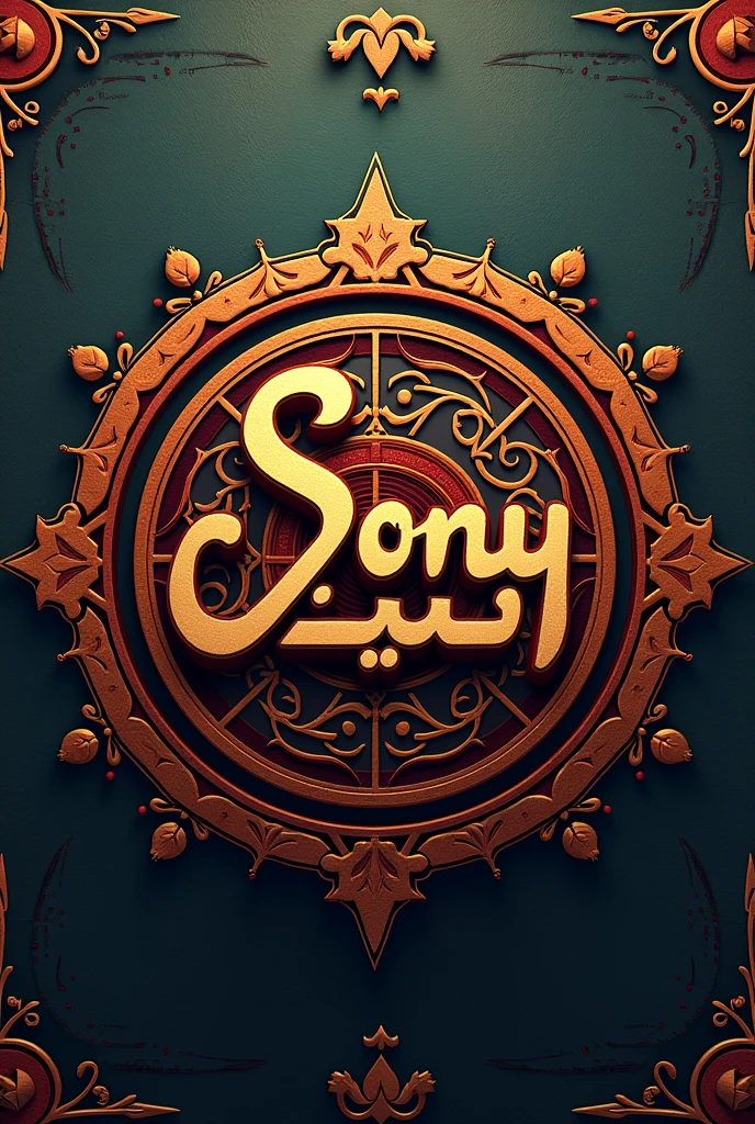 Make a logo Sony balochi name for youtube thumbnail