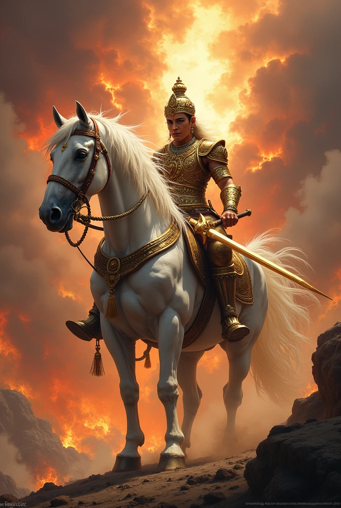 The avatar Kalki in the end of the world