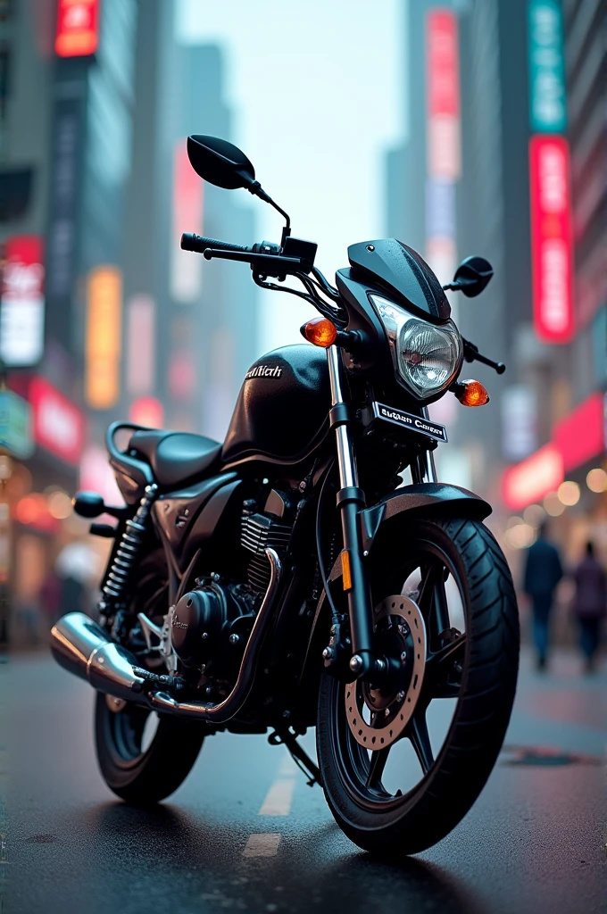 Hero' Honda splendor bike black on city