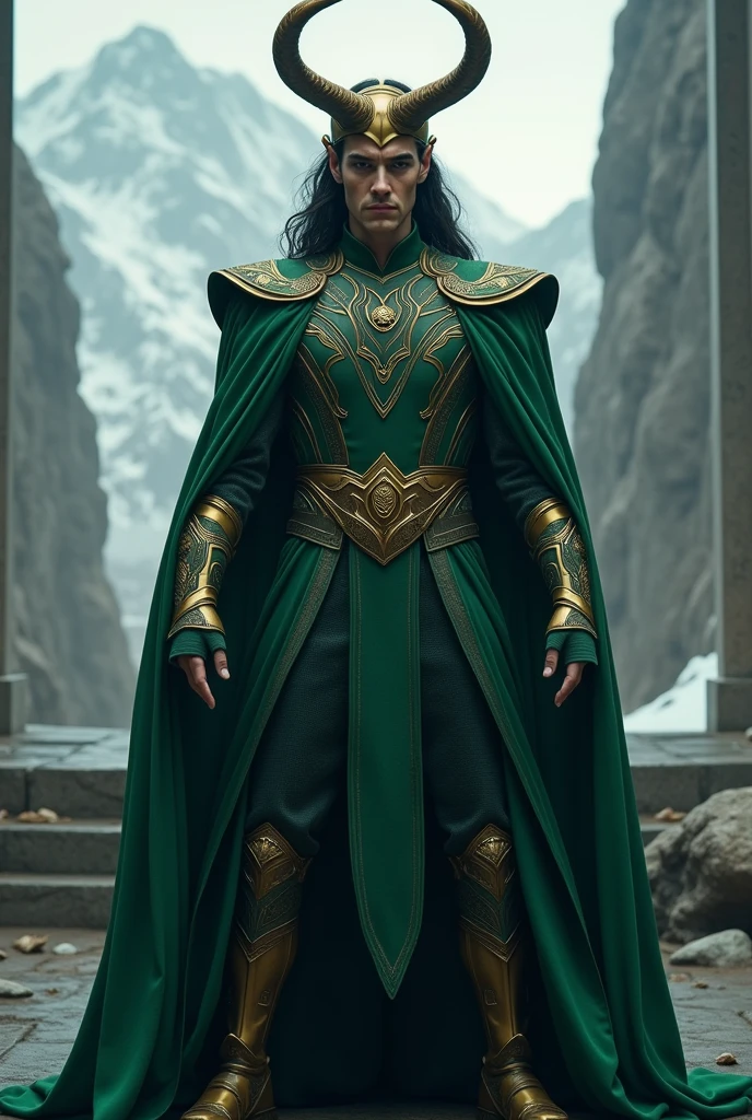 I want an epic image of Loki the Norse god or Loki from the Avengers