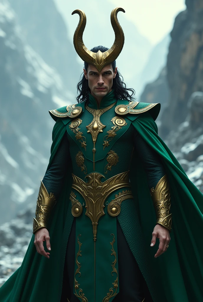 I want an epic image of Loki the Norse god or Loki from the Avengers
