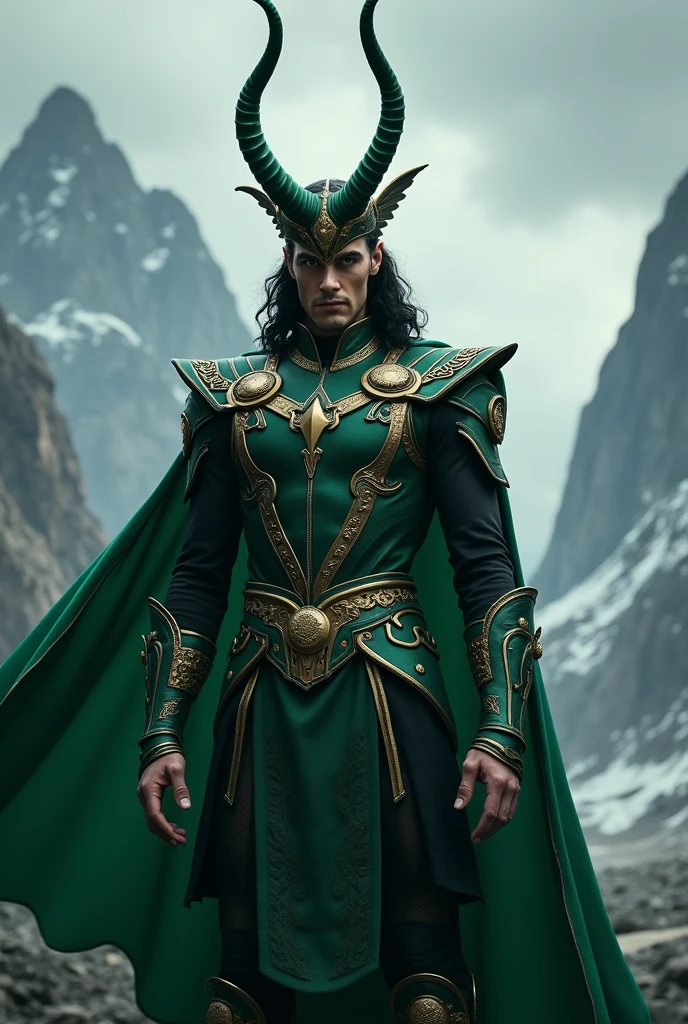 I want an epic image of Loki the Norse god or Loki from the Avengers