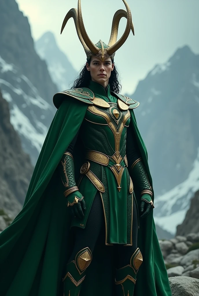 I want an epic image of Loki the Norse god or Loki from the Avengers