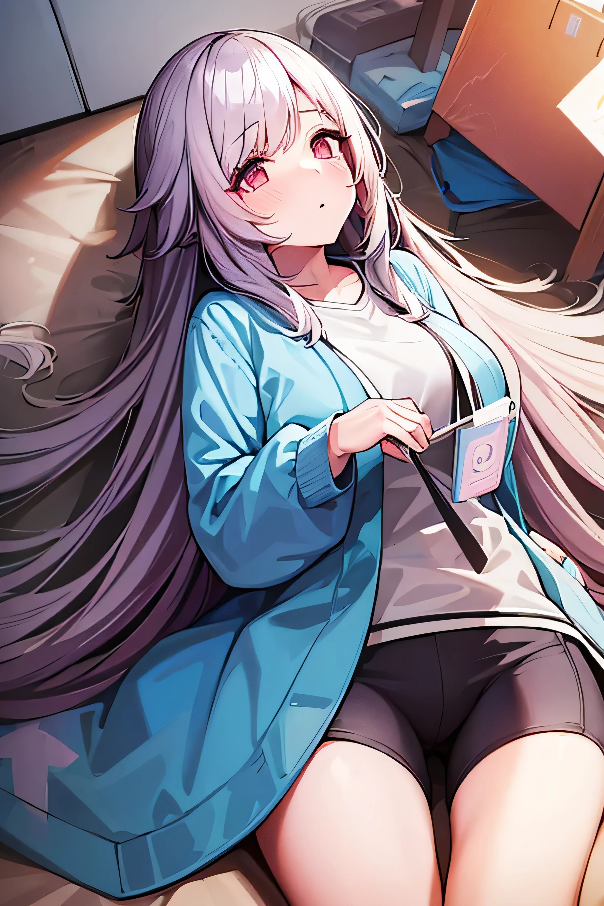 1girl, Long Hair, Blush, Outer Limits, HD, High Detail, High Resolution, Detail, Quality, Best Quality, High Quality, Anime,