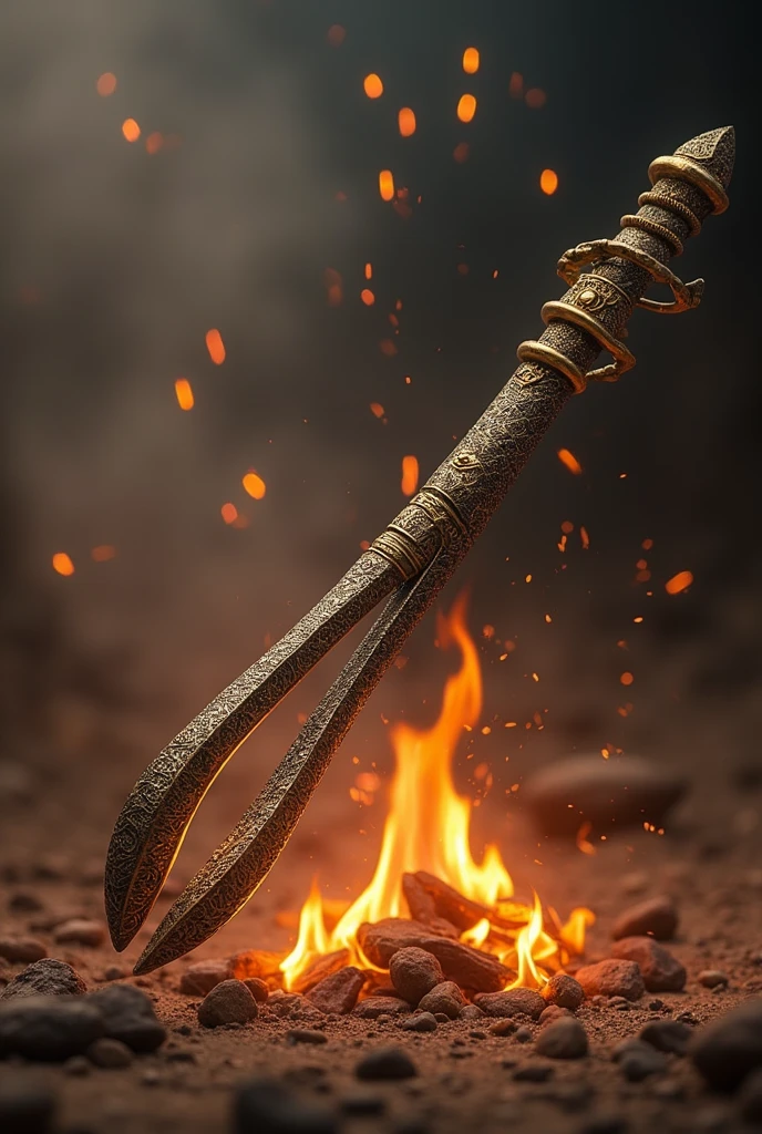 Tongs are most useful in lighting the fire. Tongs are both a weapon and a tool, and are an important part of the Nagas' personality. It is also seen that many sadhus bless their devotees with tongs.