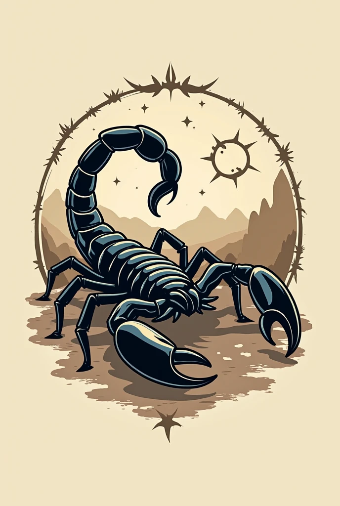 make me a logo for a scorpio squad animal themed company
