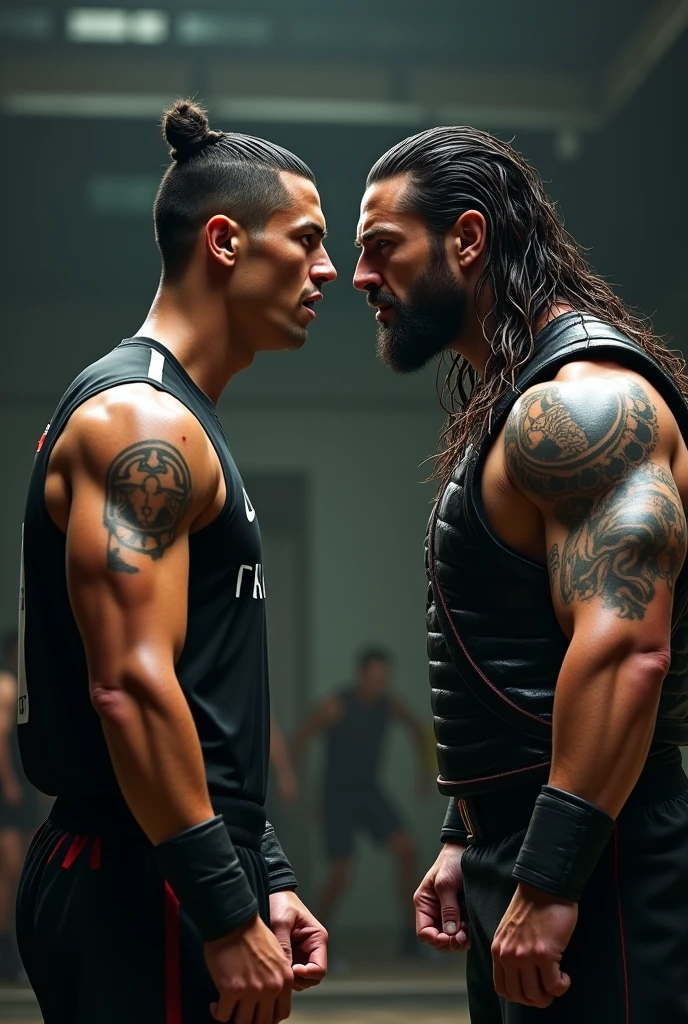 Ronaldo angry on roman reigns 