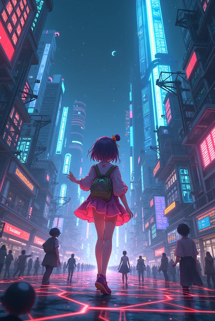 Create Anime pictures related to electronics