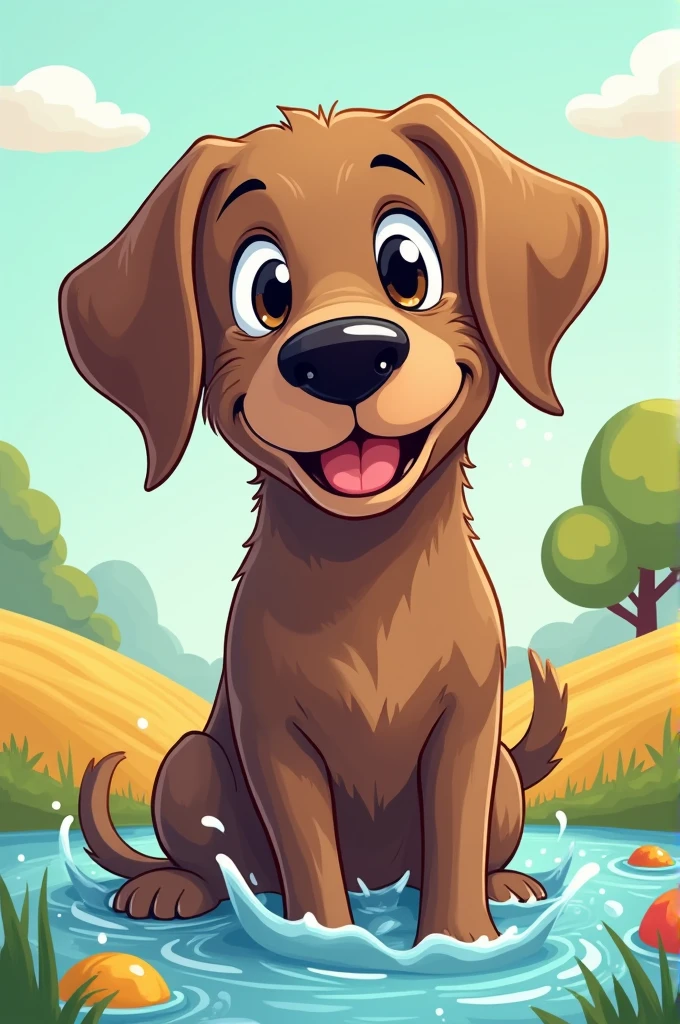 Cartoon labroad dog 